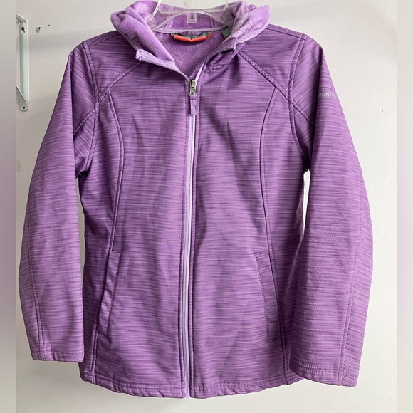 Free Country Girl’s Coat/Jacket, Size 14-16, Purple, Faux Fur lining - Picture 1 of 6